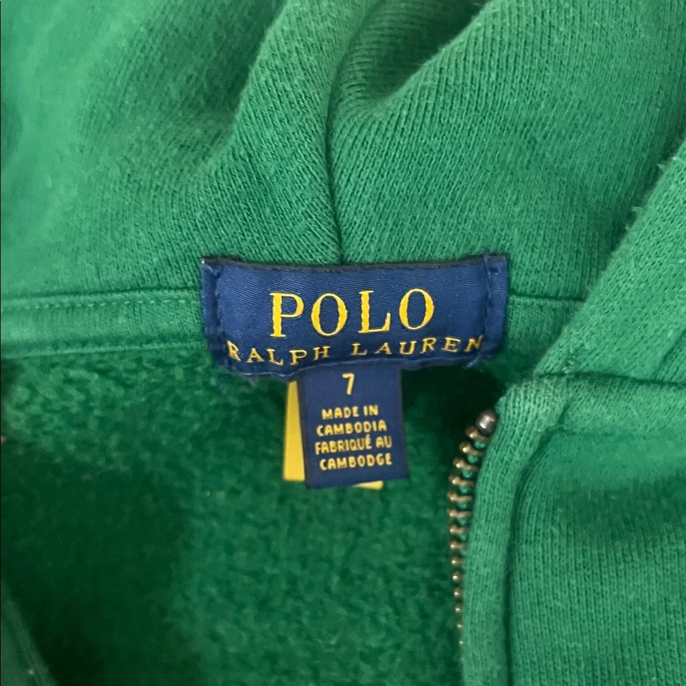 Polo by Ralph Lauren Kids Green Sweatpants Set - Picture 3 of 4